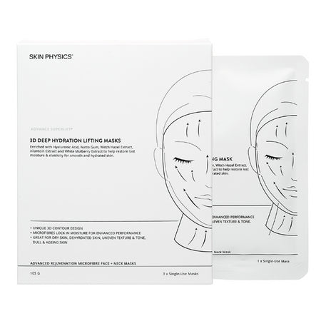 Skin Physics Advance Superlift® 3d Deep Hydration Lifting Masks 3 Pack