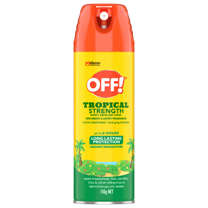 Off! Tropical Strength Insect Repellent Aerosol Spray 150g