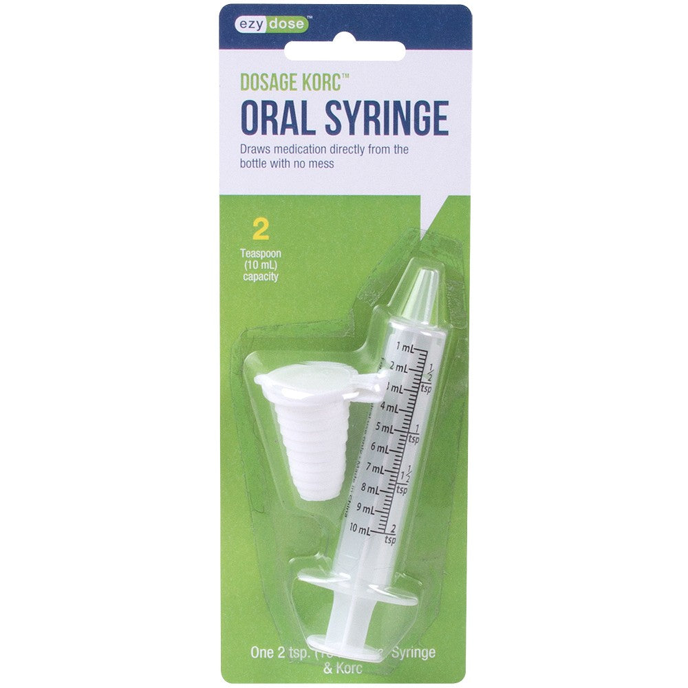 EZY Dose 67007 ORAL SYRINGE 10ML WITH KORC