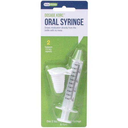 EZY Dose 67007 ORAL SYRINGE 10ML WITH KORC