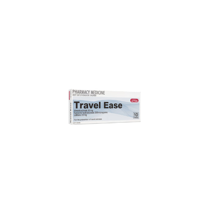 Pharmacy Action Travel Ease 10 Tablets
