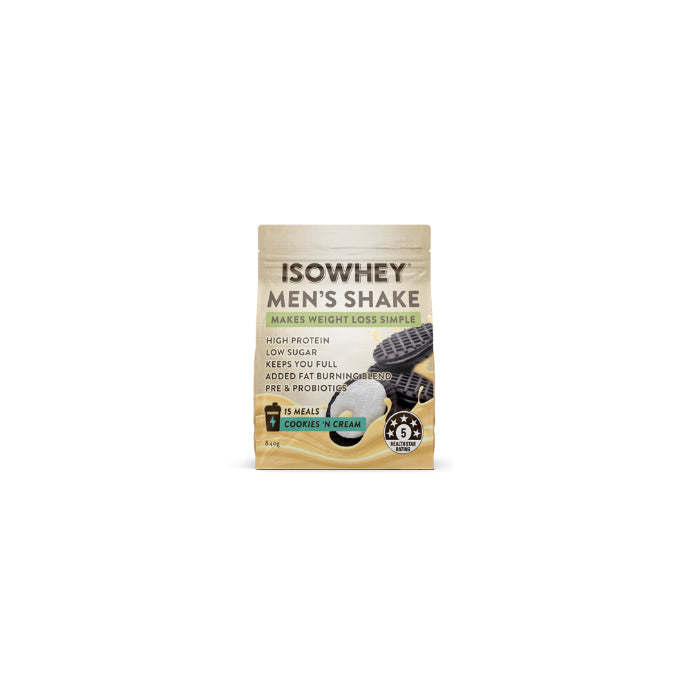 Isowhey Men's Shake Cookies & Cream 840g