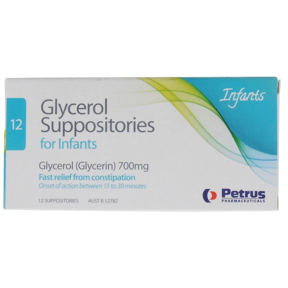 Glycerol Suppositories Infant 12PK