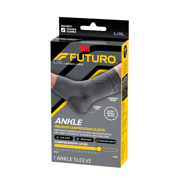 FUTURO Premium Compression Ankle Sleeve Large XLarge