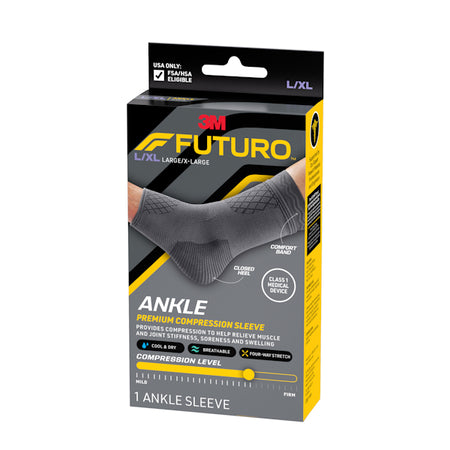 FUTURO Premium Compression Ankle Sleeve Large XLarge