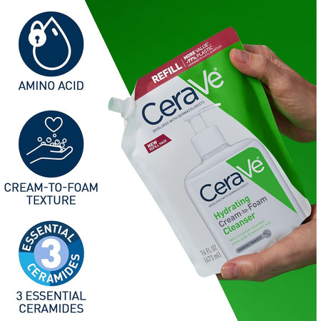 CeraVe Hydrating Cleanser Eco-Recharge Refill 473mL