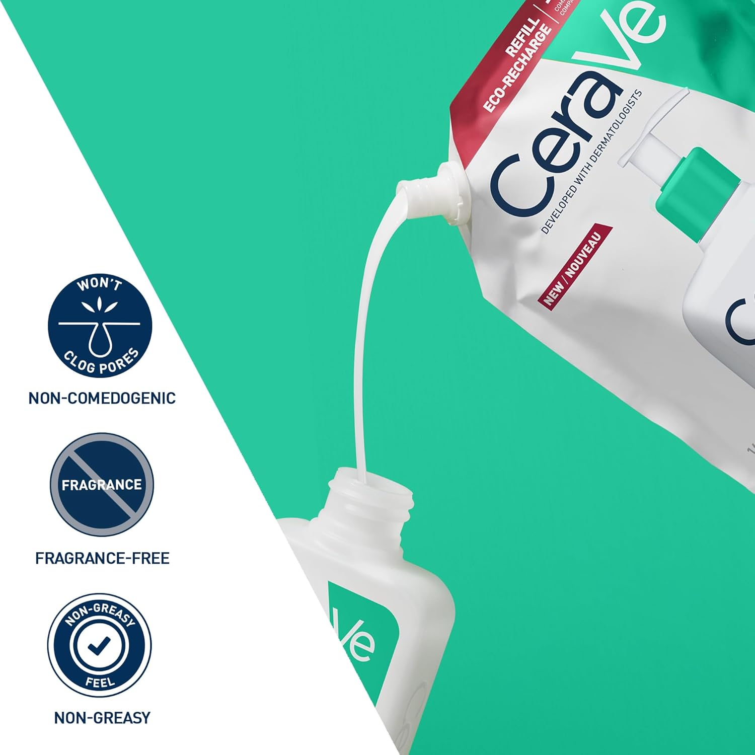 CeraVe Foaming Cleanser Eco-Recharge Refill 473mL