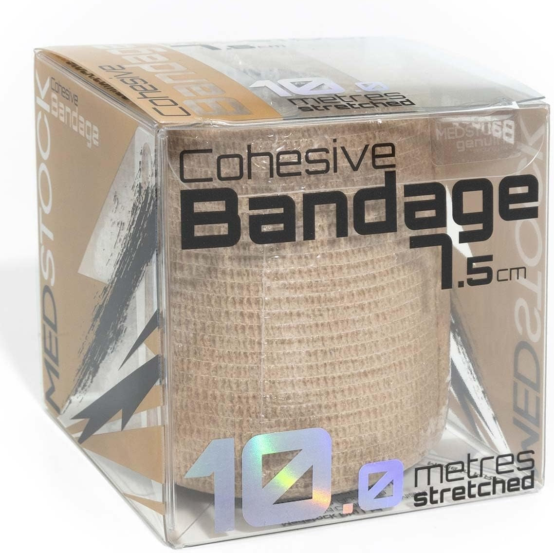 Medstock Cohesive Bandage Beige 7.5 cmx10M
