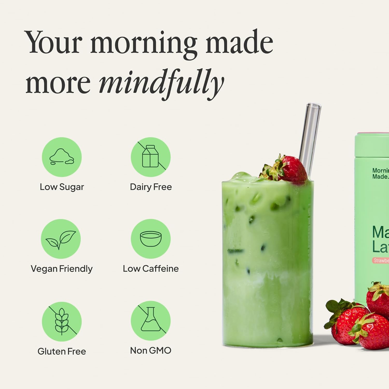Morning Made Vanilla Matcha Latte 300g