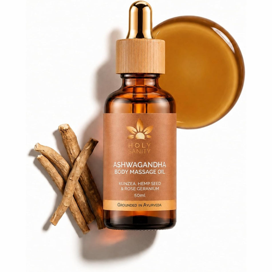 Holy Sanity Ashwagandha Body Massage Oil 50ML