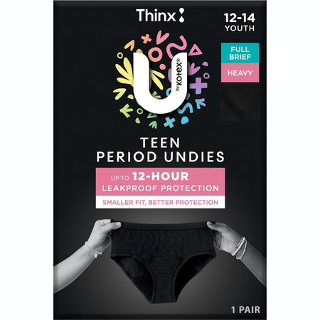U by Kotex Brief Teen Size Y12-14