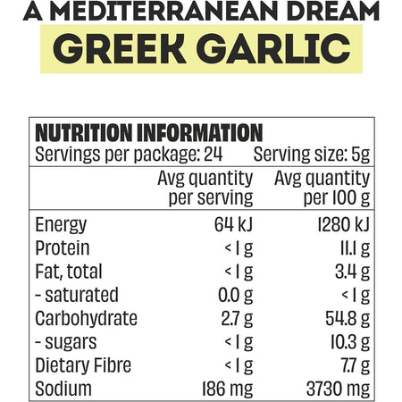Mingle Greek Garlic All Natural Seasoning 120g