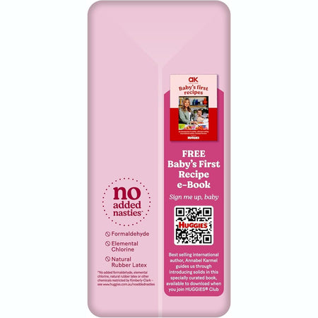 Huggies Ultra Dry Nappies Crawler Girls 22 Pack
