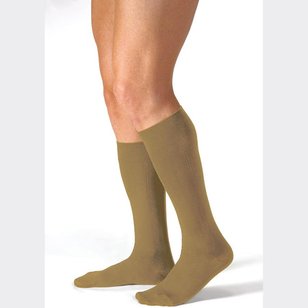 Jobst for Men Casual Cl1 15-20 Phlebology Knee High Ct Sock 15-20 Black X-large 1 Pair