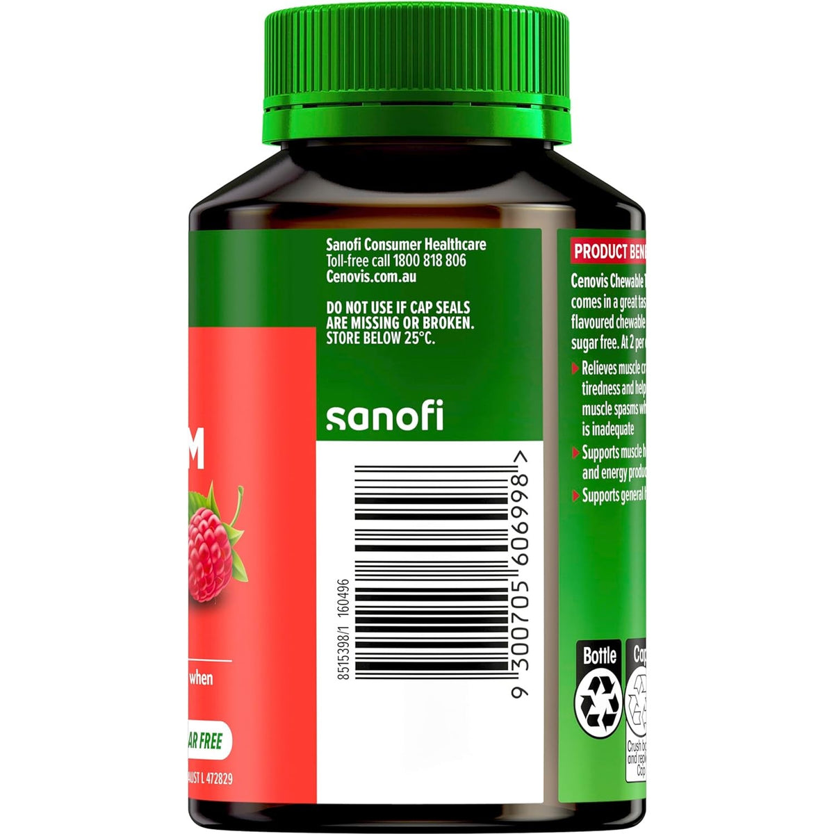 Cenovis Adult Chewable Magnesium 60 Tablets