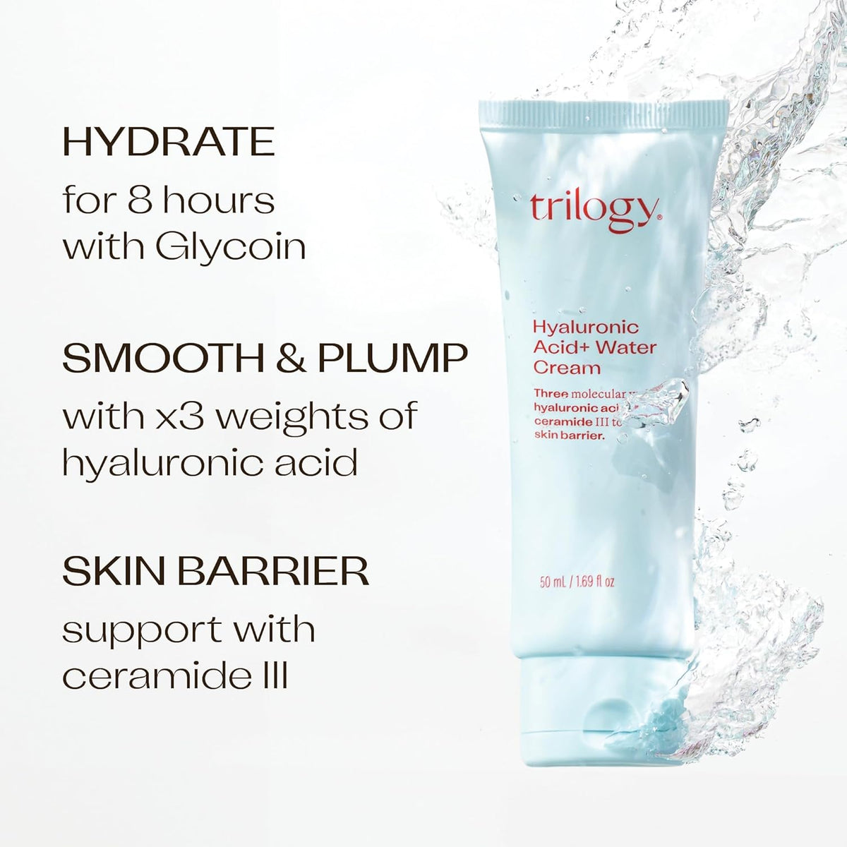 Trilogy Hyaluronic Acid+water Cream 50ml