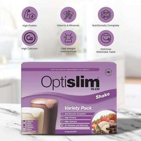 Optislim Vlcd Shake Variety Pack 21 X 43g