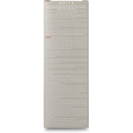 Brite Organix Semi Permanent Hair Colour Silver 75ml