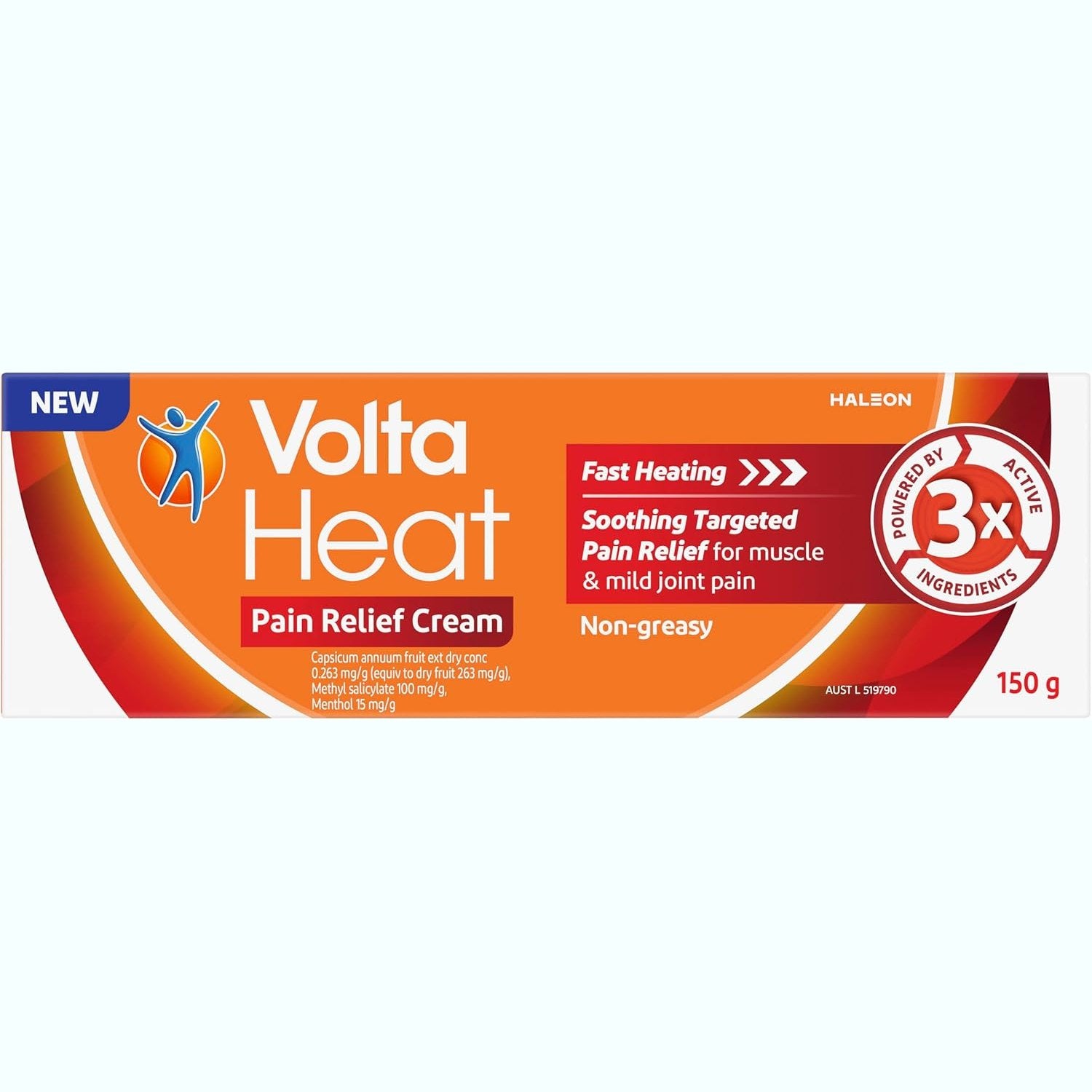 VoltaHeat Pain Relief Cream 150g