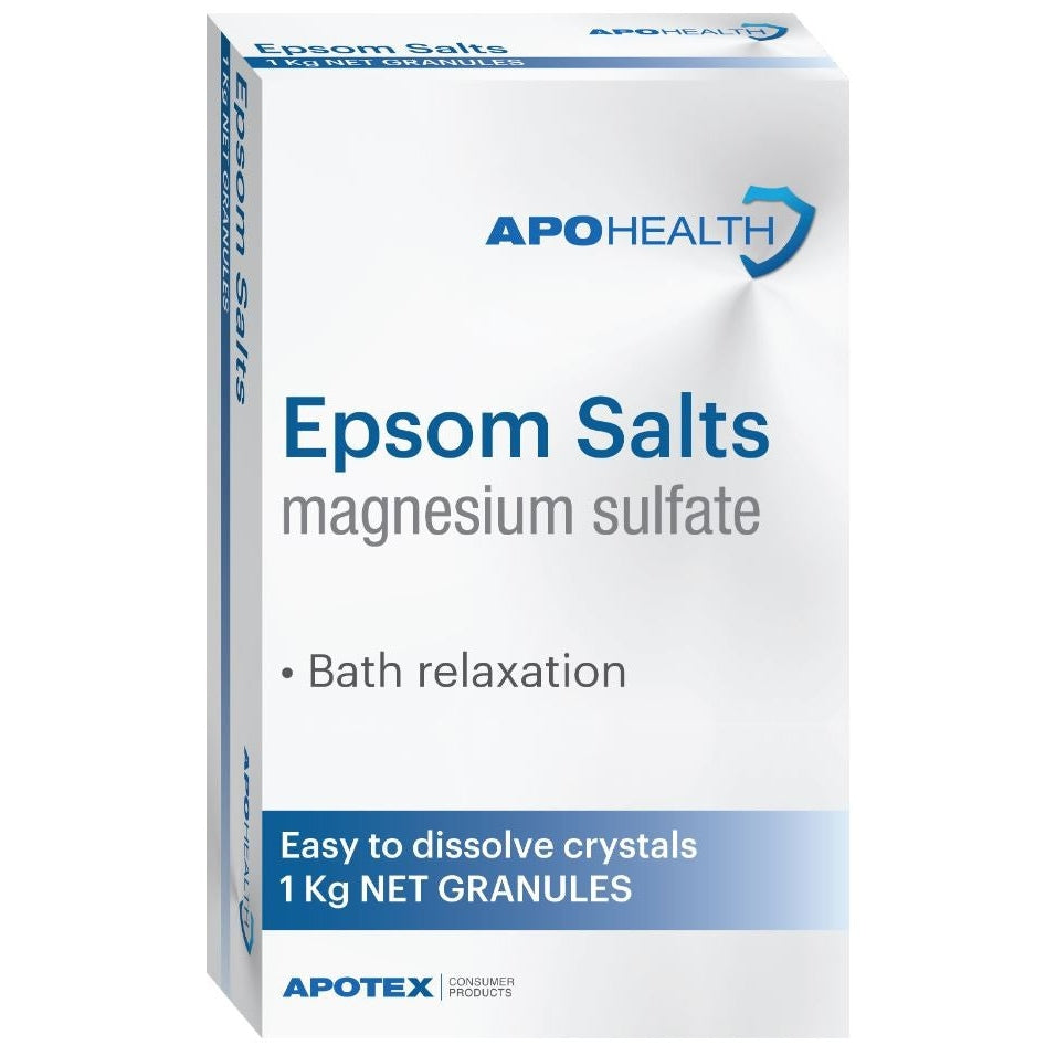 Apohealth Magnesium Sulfate Epsom Salts 1kg