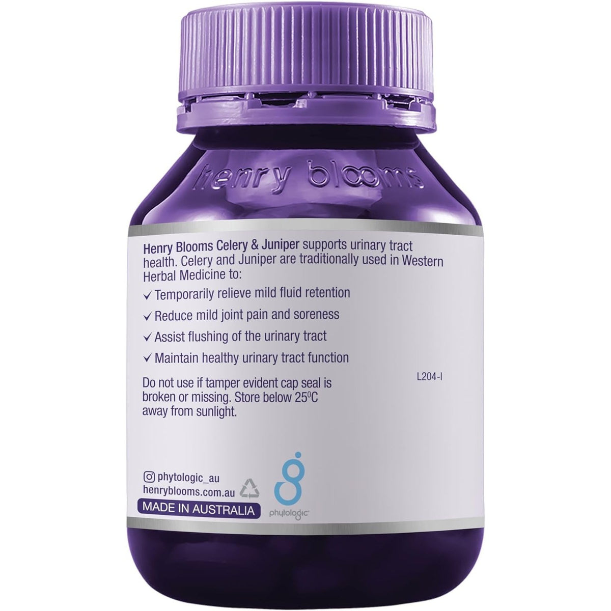 Henry Blooms Celery and Juniper 3000mg 70 Capsules