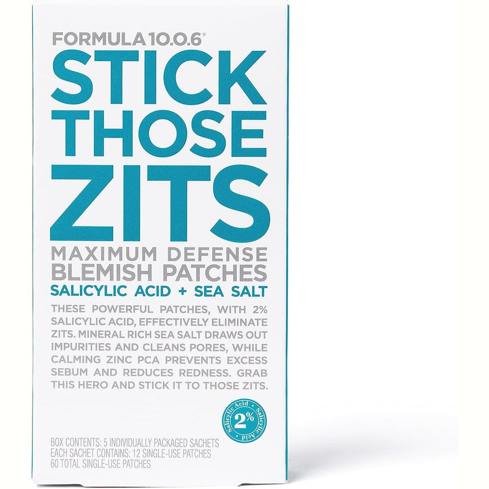 Formula 10.0.6 Stick Those Zits Blemish Patches 60 Pack