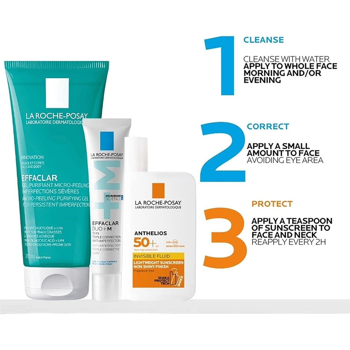 La Roche-Posay Effaclar Micro-Peeling Gel Cleanser 200mL