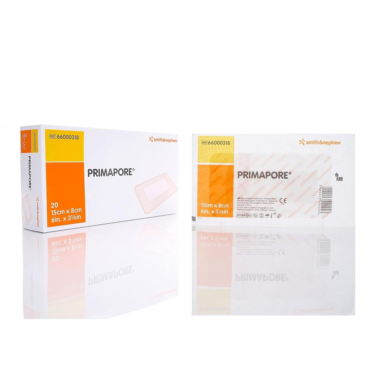 Primapore Conformable Dressing 15cm X 8cm X 20 Pack