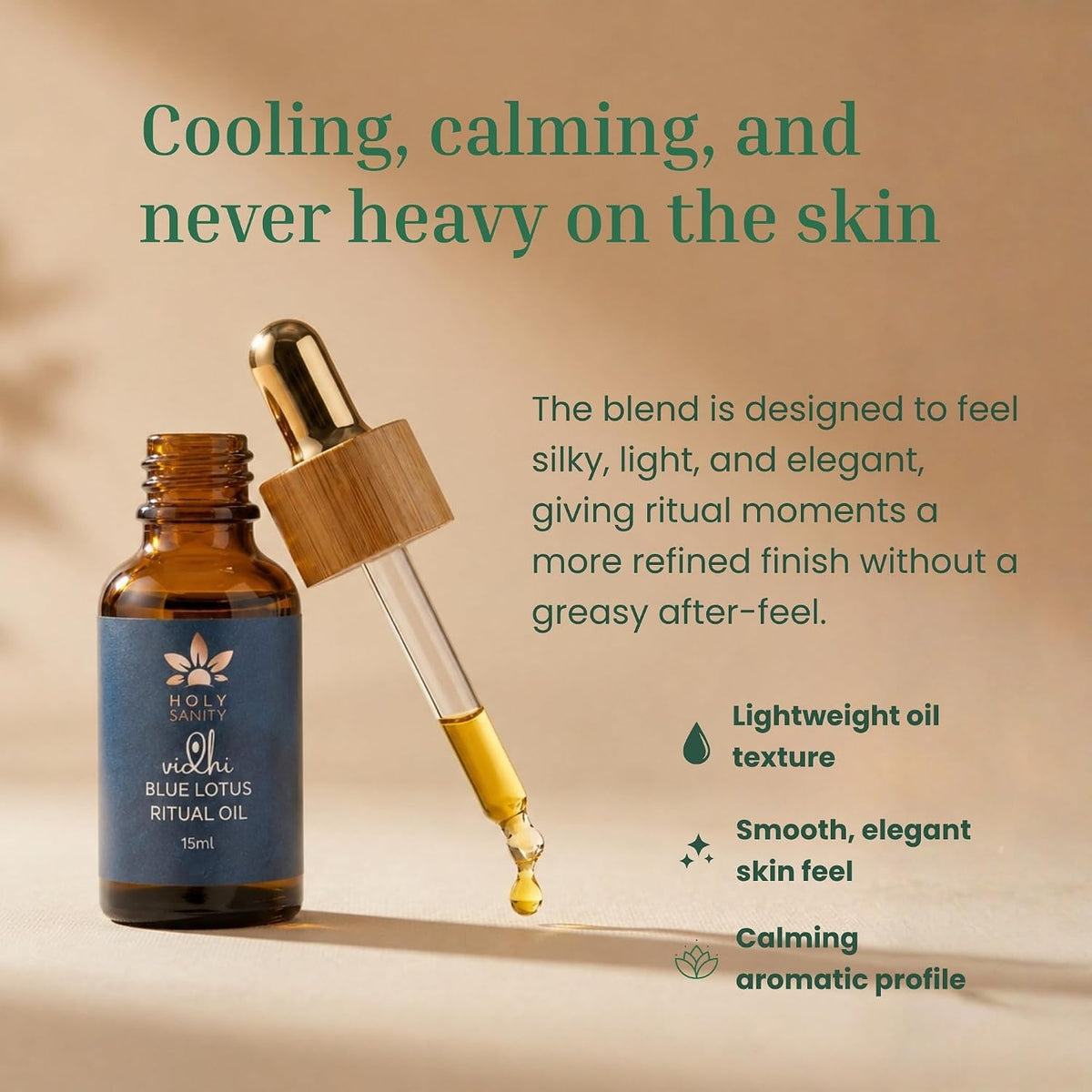 Holy Sanity Vidhi Blue Lotus Ritual Oil 50ML