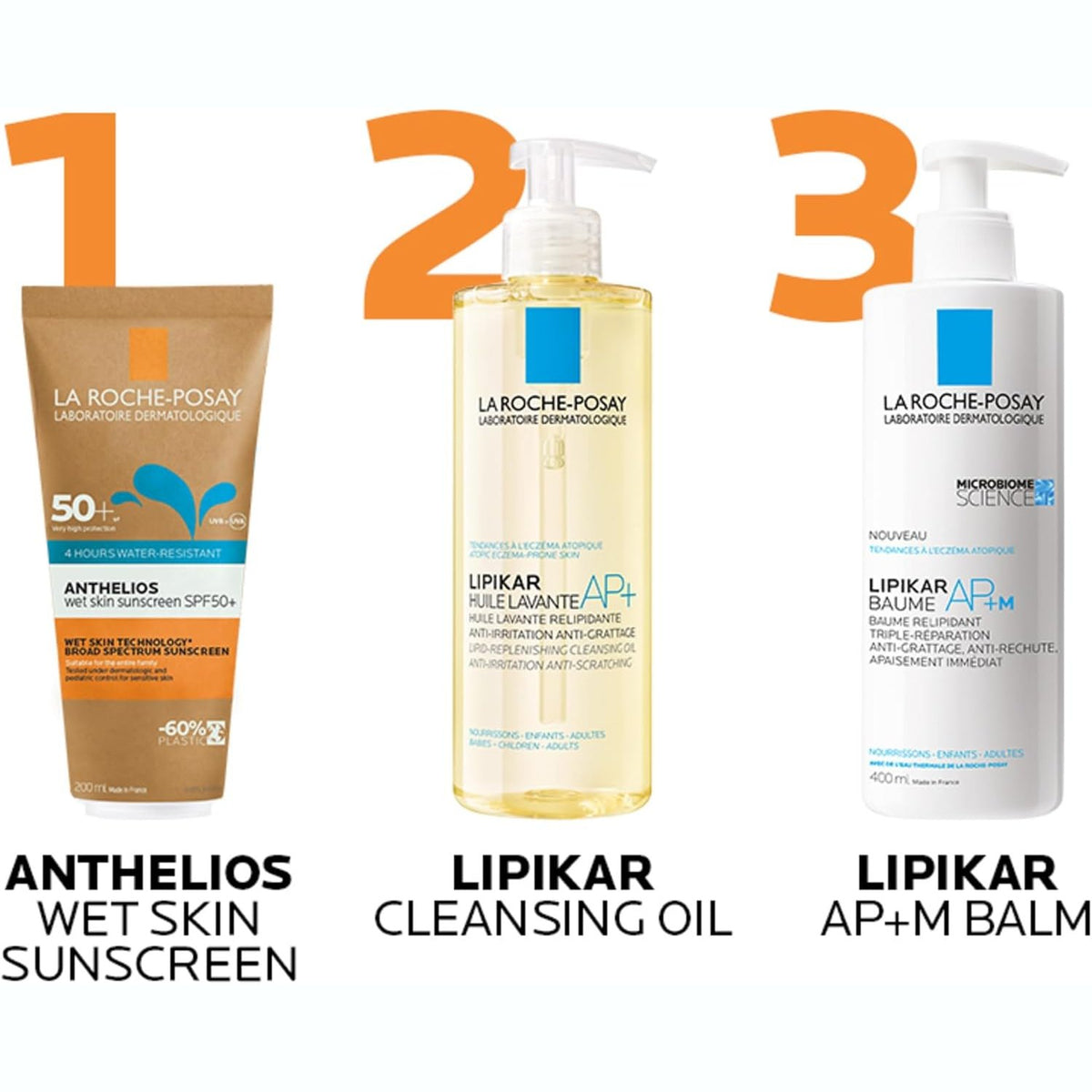 La Roche-Posay Anthelios Wet Skin Sunscreen SPF 50+ Sustainable Tube 200mL