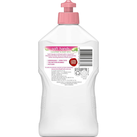 Morning Fresh Soft Hands Cucumber & Aloe Vera Dishwashing Liquid 350ml