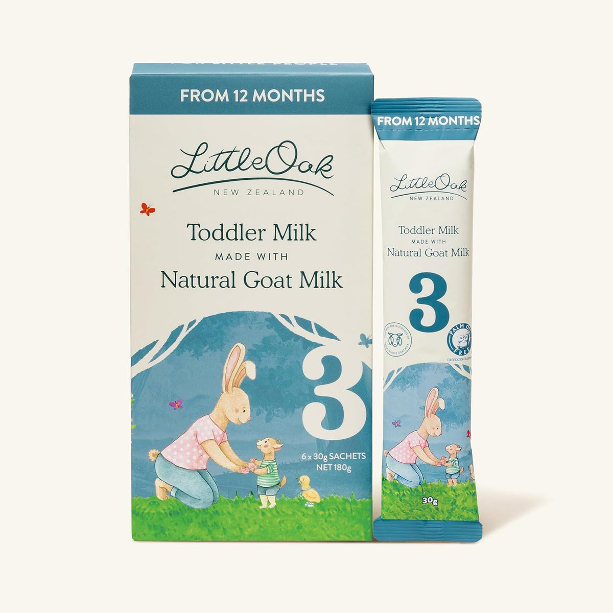 Littleoak Natural Goat Milk Toddler Milk 6 X 30g Sachets