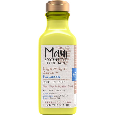 Maui Moisture Lightweight Curls + Citrus Fragranced Flaxseed Conditioner For Curly & Wavy Hair 385mL