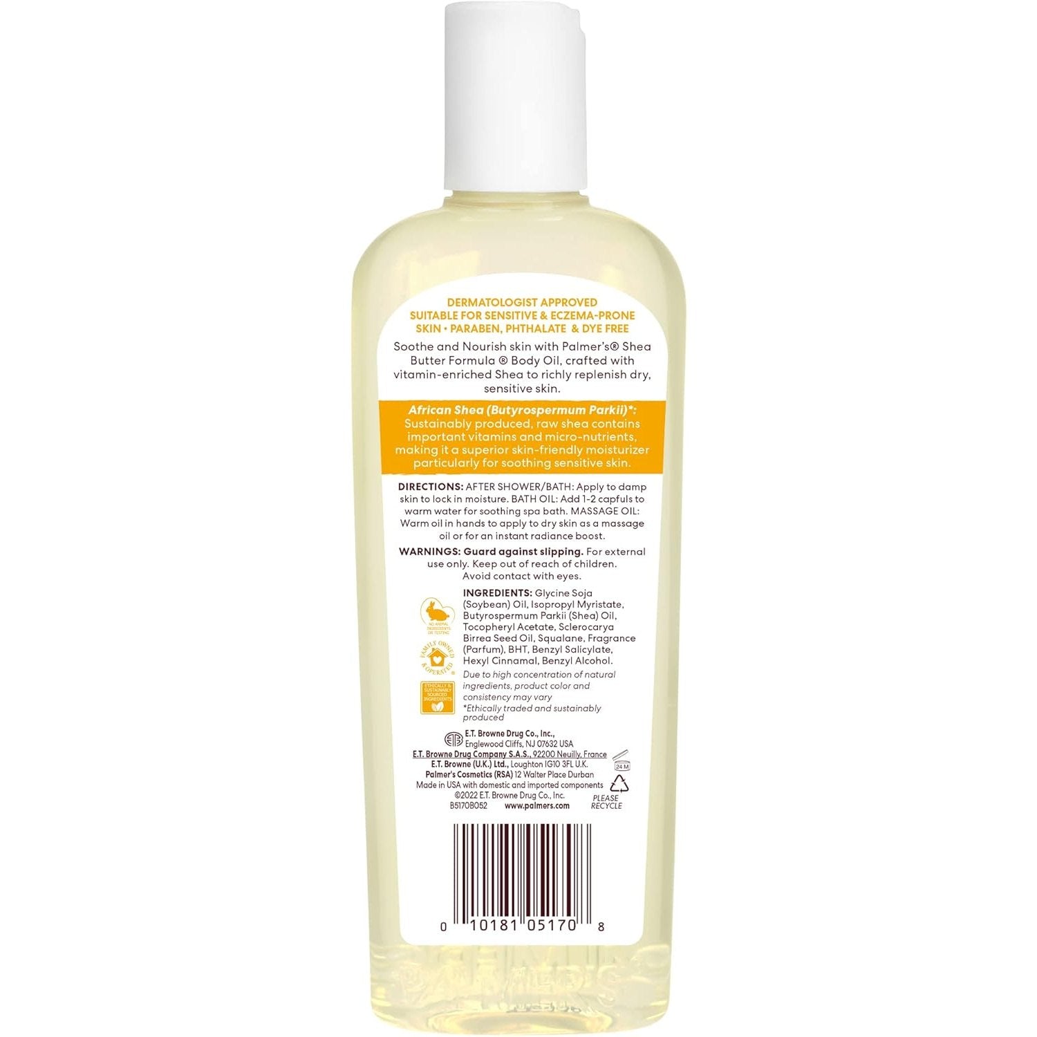Palmers Shea Butter Body Oil 250ml