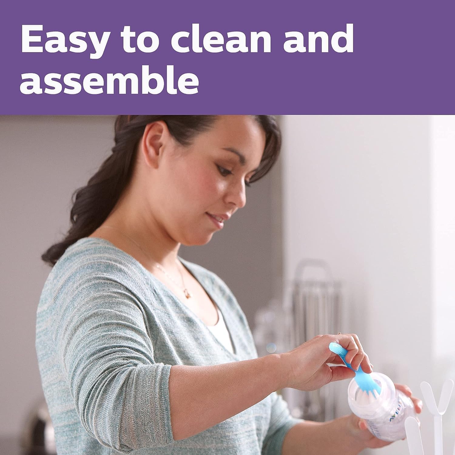 Avent Natural Response Baby Bottles 1 Month+ 260ml - 1 Pack