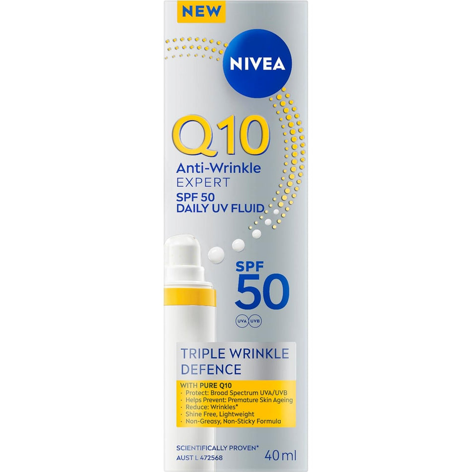 Nivea Q10 Daily Uv Fluid Spf50 40ml