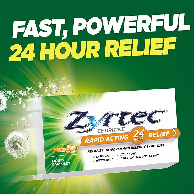 Zyrtec Rapid Acting Liquid Capsules 5 Capsules