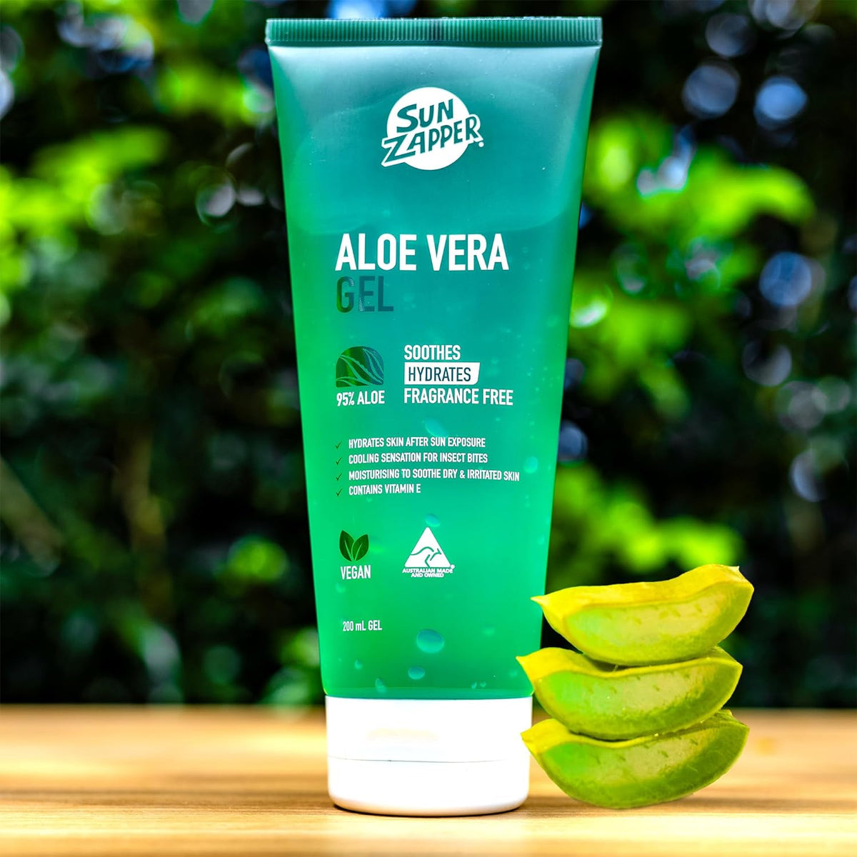 SUN ZAPPER ALOE VERA GEL 200ML