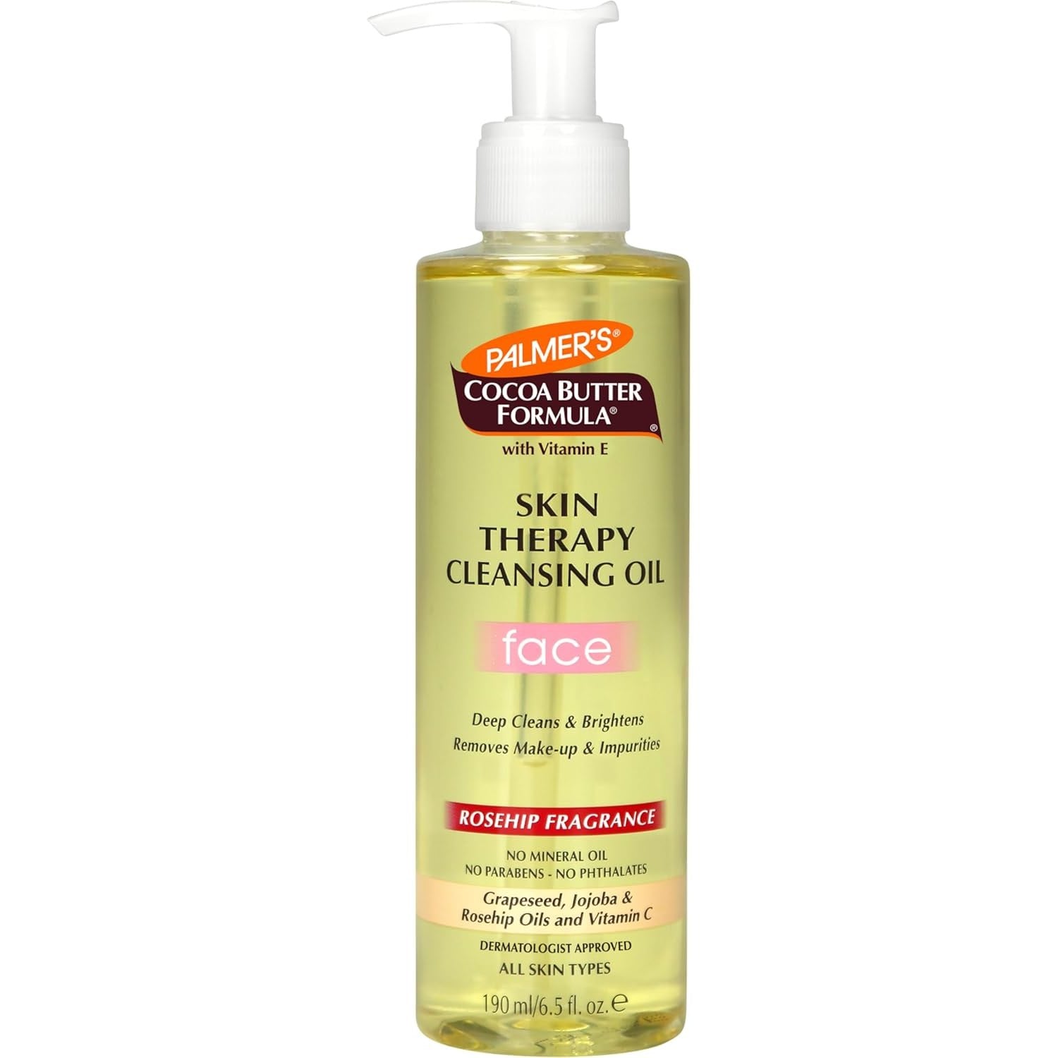 Palmers Skin Therapy Facial Cleansing Oil 190ml