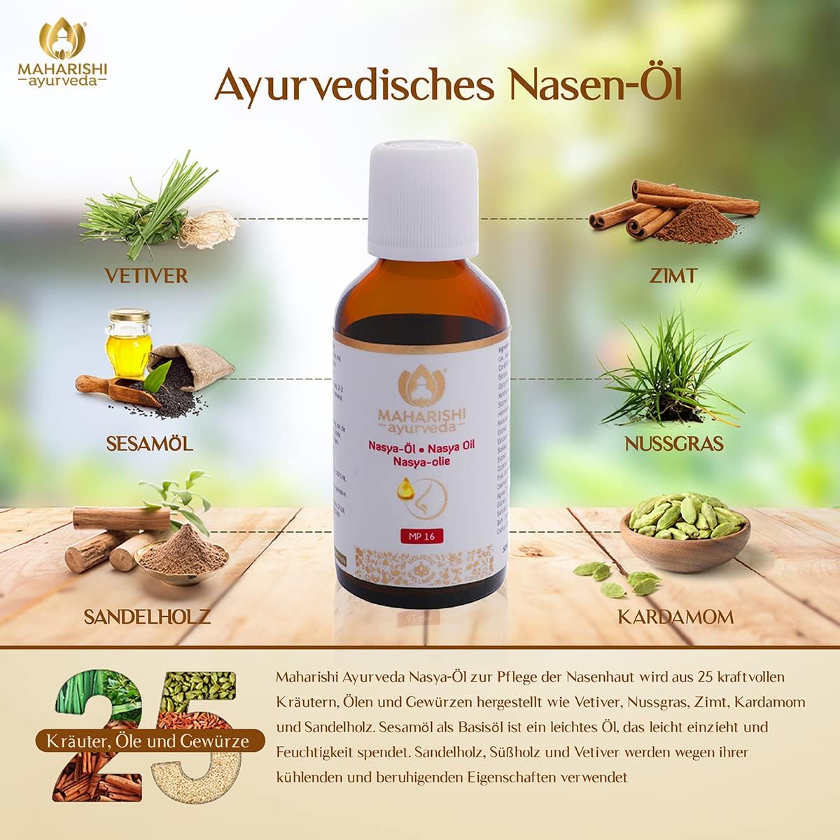 Maharishi Ayurveda Nasaya Nasal Oil 10ml