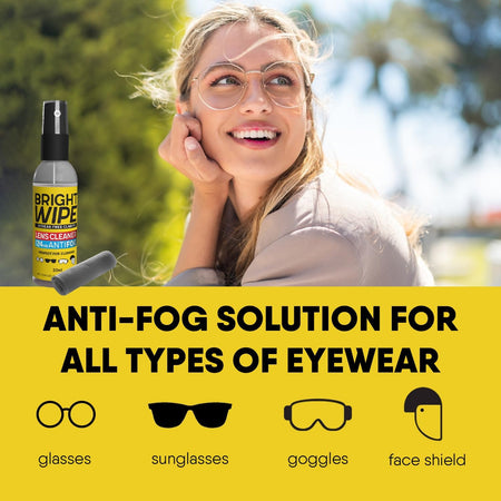 Bright Wipe Anti-fog Lens Care Kit 30ml