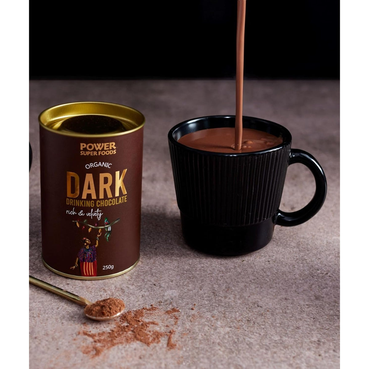 POWER SUPER FOODS Organic Dark Drinking Chocolate 250g