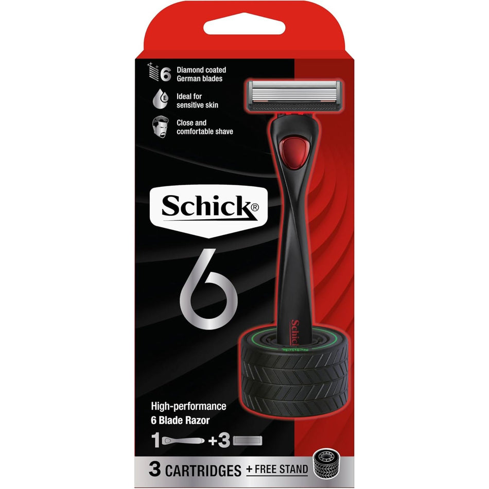 Schick 6 Razor Mens Kit
