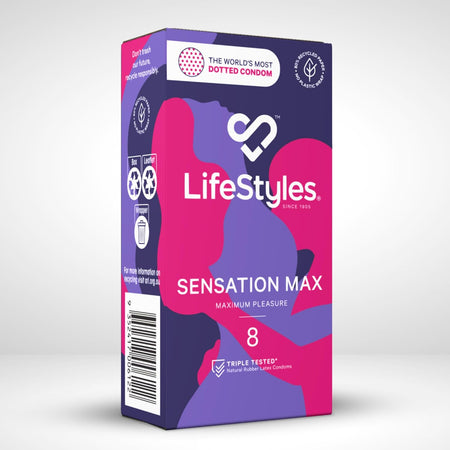 Lifestyles Sensation Max Condoms 8 Pack