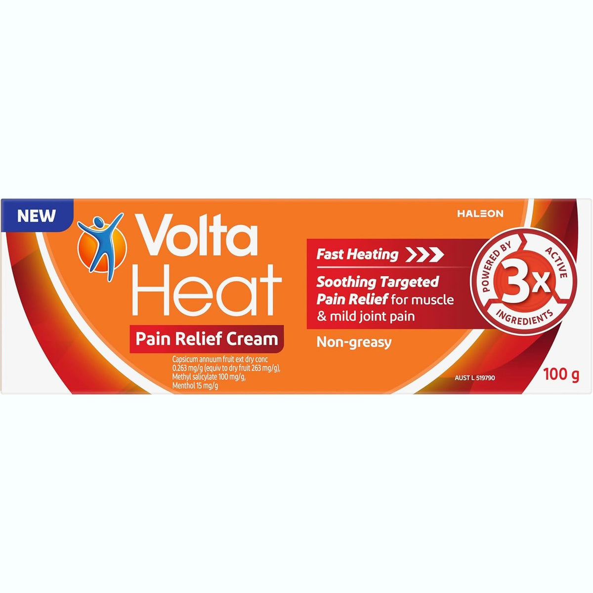VoltaHeat Pain Relief Cream 100g