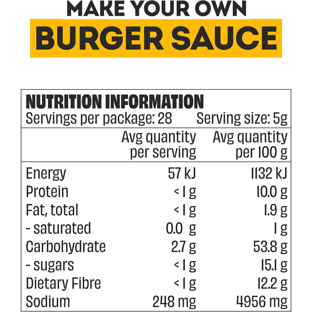 Mingle Burger Sauce All Natural Seasoning 140g