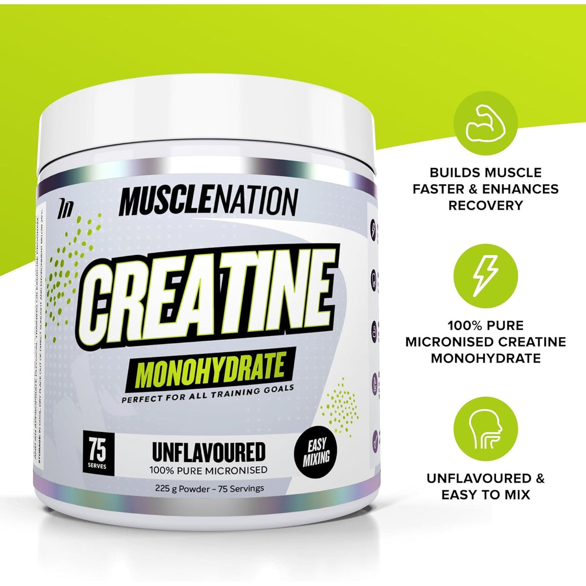 Muscle Nation Creatine 225g