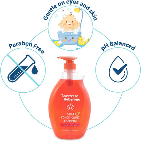 Lovercare Babymac 2in1 Conditioning Shampoo 1 L