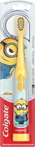 Colgate Kids Minions Extra Soft Bristles Battery Powered Toothbrush