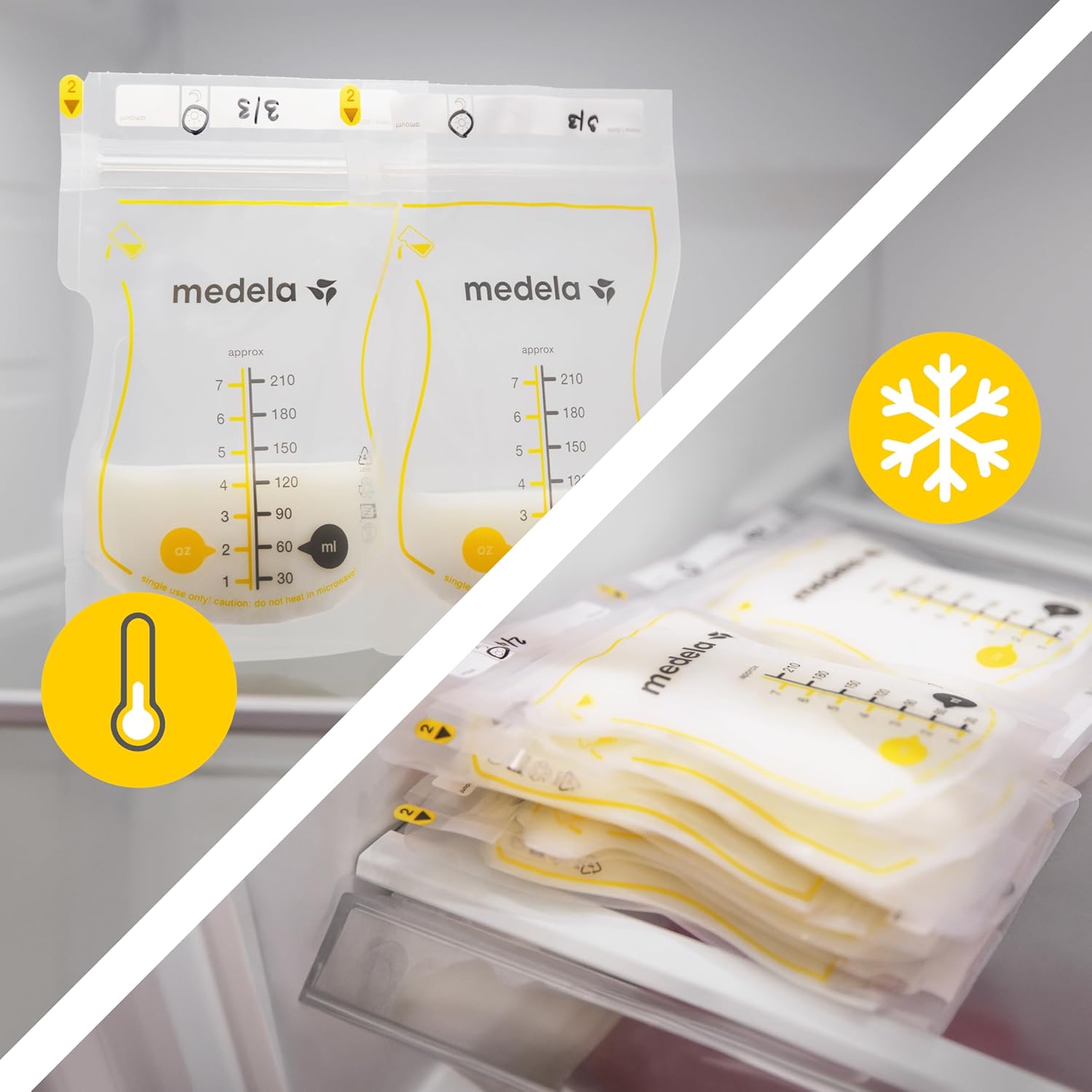 Medela Easy Pour Breast Milk Storage Bags 25 Pack